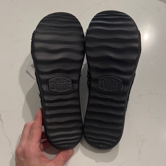 Hey Dude Womens Black and White Patterned Sandals - Picture 3 of 3